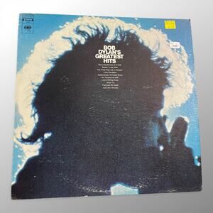 Bob Dylan Greatest Hits Vinyl Record LP Columbia 1967 Original w Poster
